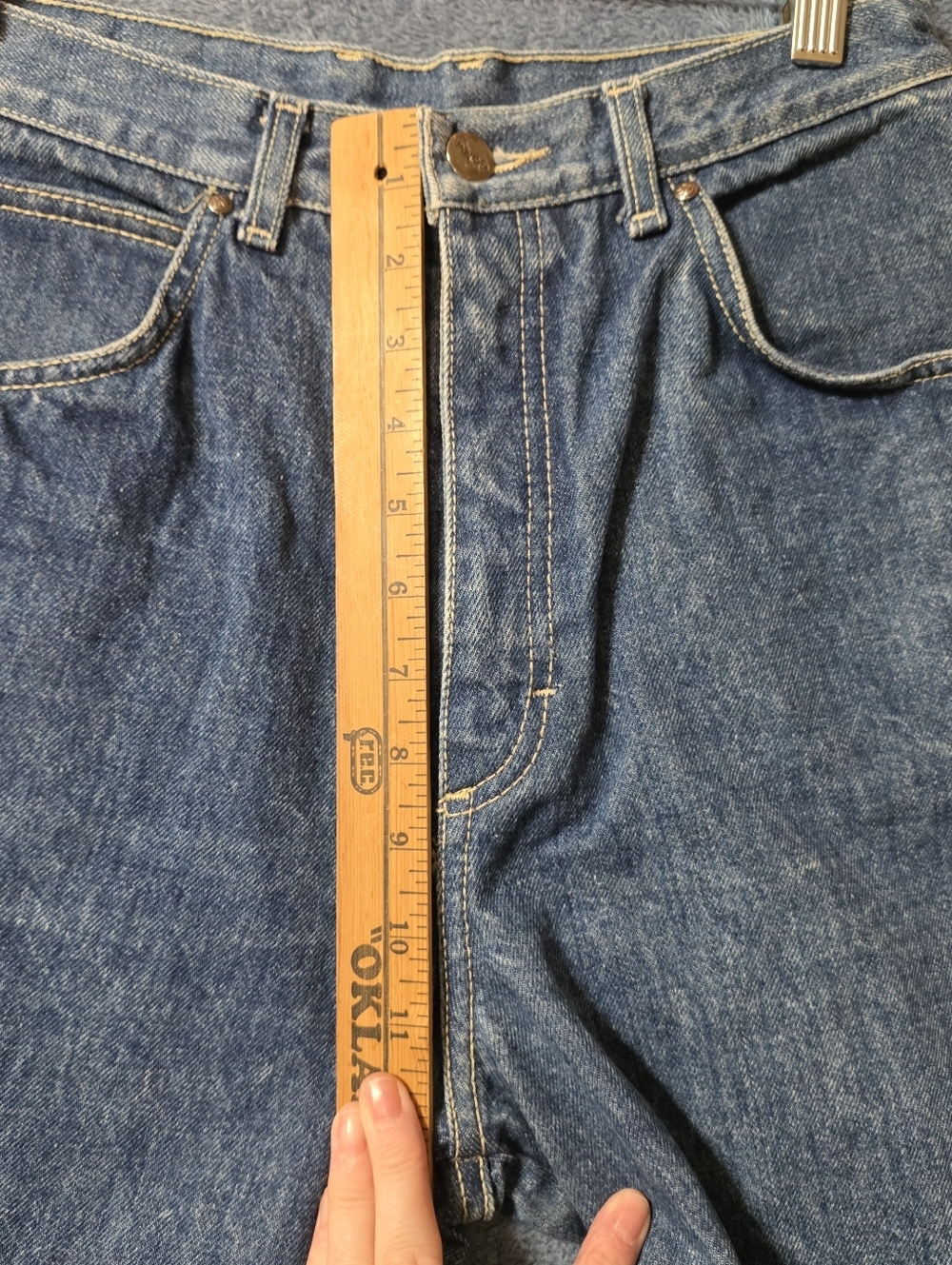 Vintage Gitano Jeans Women's 12 Short Proportionately Sized Blue 80s Mom Tapered - Picture 6 of 10